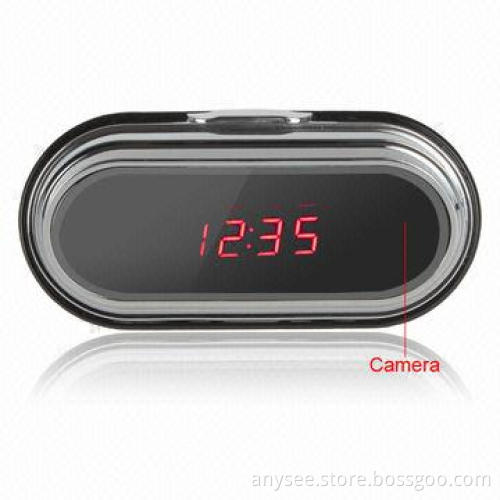 DVR Spy Camera Clock and Video Recorder, Motion Detection, Remote Control, HD 1,080P HDMI